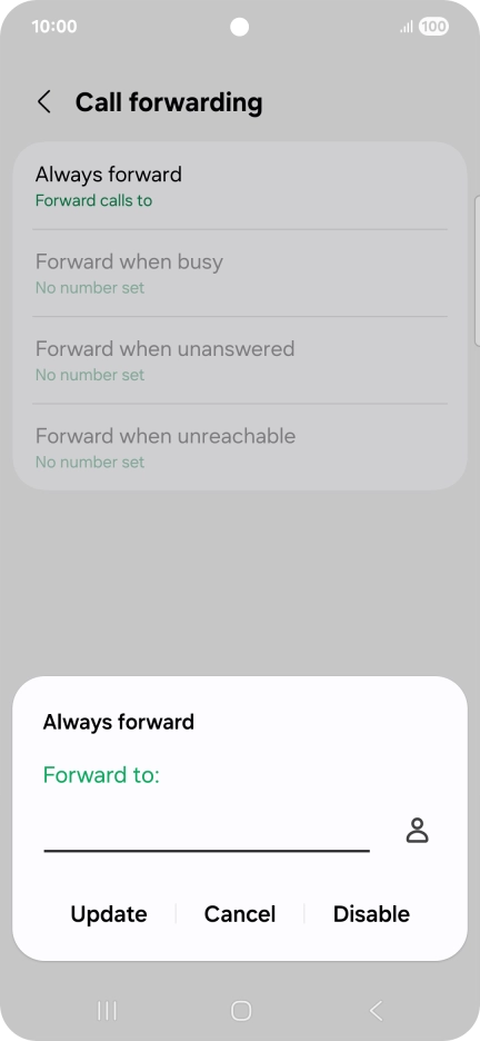 Press Disable. Press Disable.