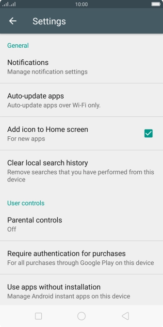 Press Auto-update apps. Press Auto-update apps.