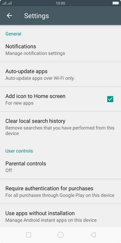 Press Auto-update apps. Press Auto-update apps.