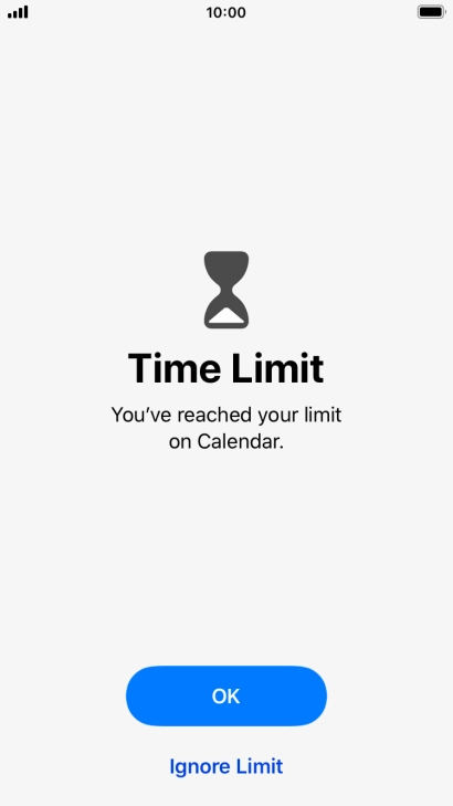 Press Ignore Limit. Press Ignore Limit.