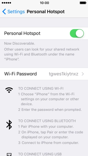 Press Wi-Fi Password and key in the required password. Press Wi-Fi Password and key in the required password.