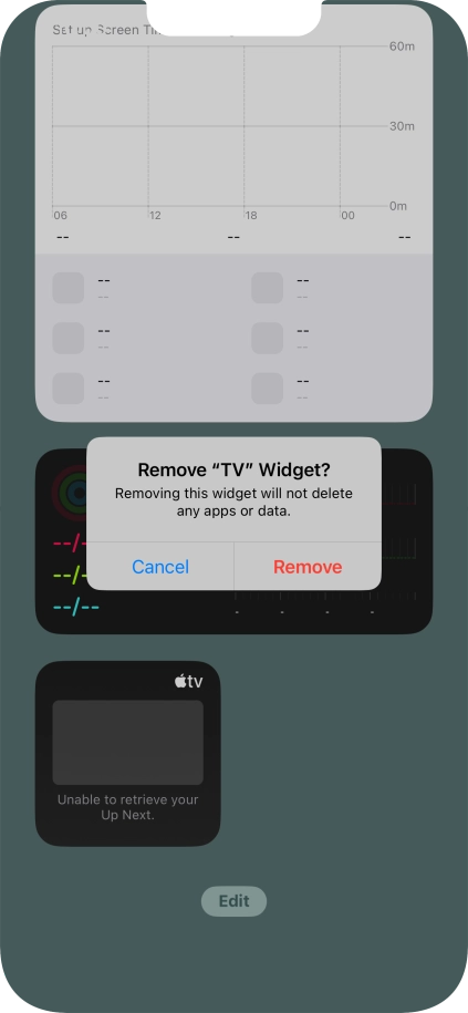 Press Remove.