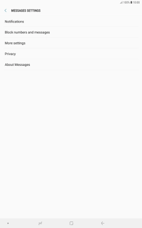 Press More settings. Press More settings.