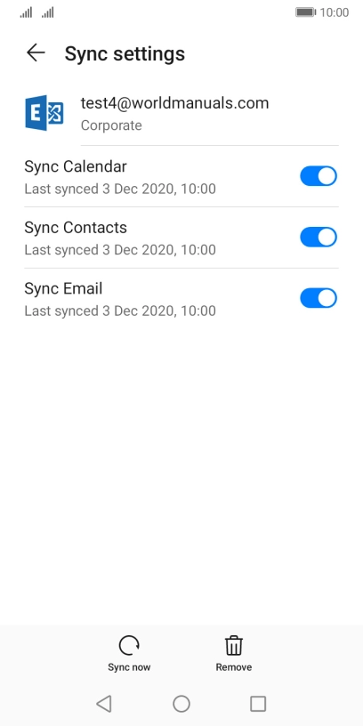 Press the Home key to return to the home screen. Press the Home key to return to the home screen.