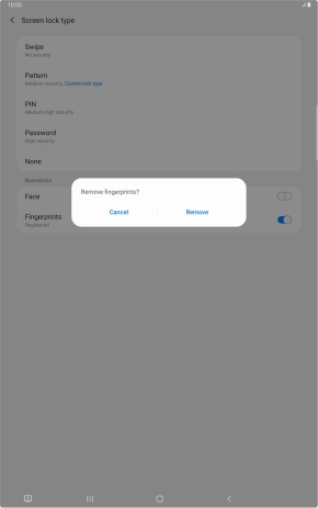 Press Remove.