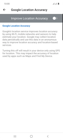 If you press the indicator next to 