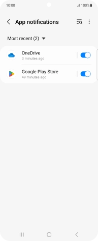 Press the drop down list. Press the drop down list.