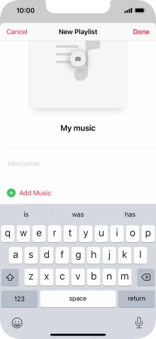 Press Add Music.