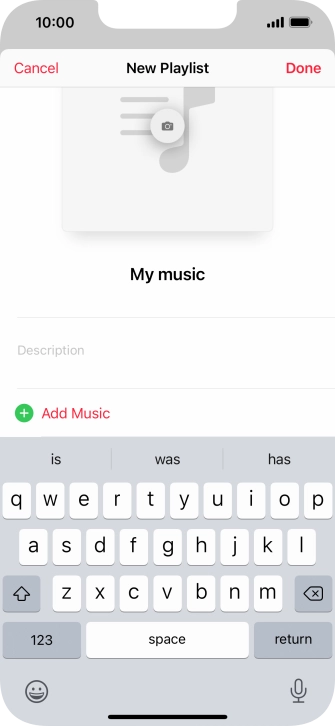 Press Add Music.