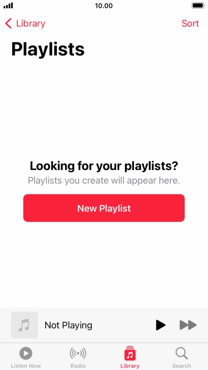 Press New Playlist.