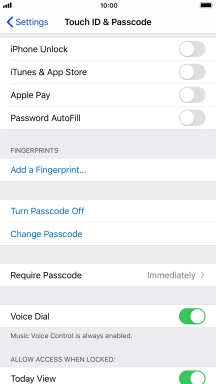 Press Turn Passcode Off and key in the phone lock code. Press Turn Passcode Off and key in the phone lock code.