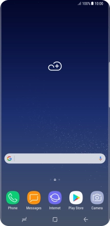 Slide your finger downwards starting from the top of the screen.
