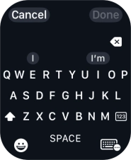 Press the input icon. Press the input icon.