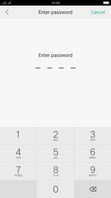 Key in your barring password. The default barring password is 0000. Key in your barring password. The default barring password is 0000.