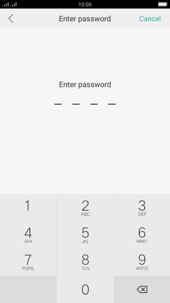Key in your barring password. The default barring password is 0000. Key in your barring password. The default barring password is 0000.