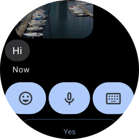 Press the microphone icon. Press the microphone icon.