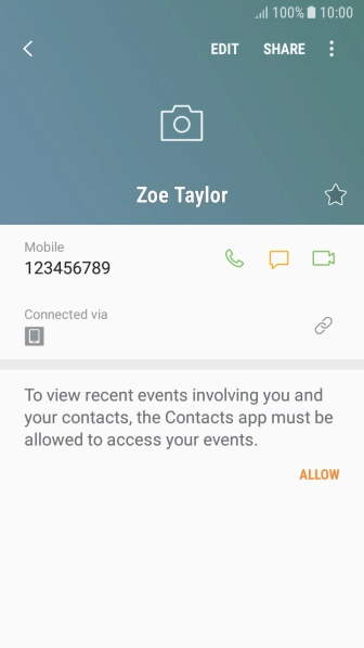 Press the Home key to return to the home screen.