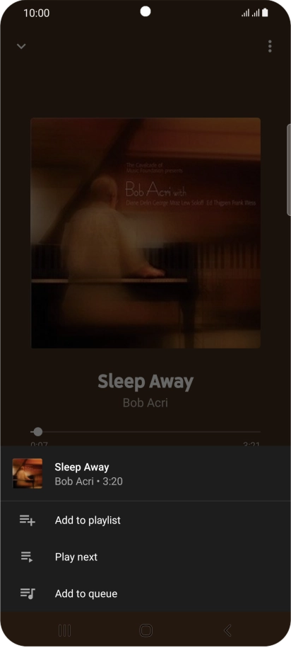 Press Add to playlist. Press Add to playlist.