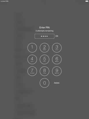 Key in your PIN and press OK.
