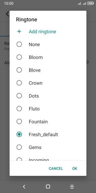 Press Add ringtone. Press Add ringtone.