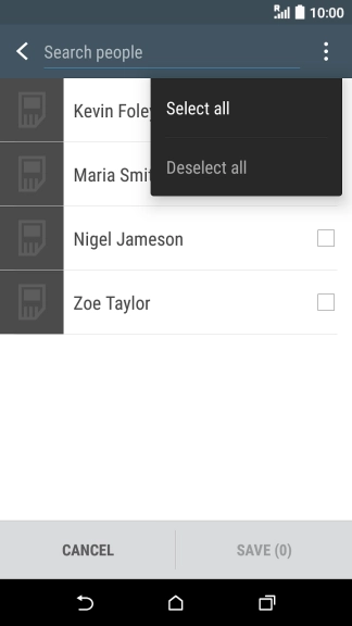 Press Select all.