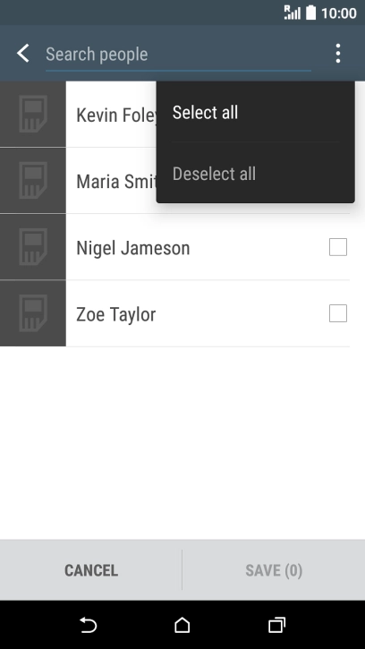 Press Select all.