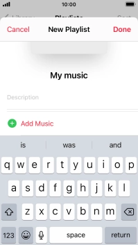 Press Add Music.