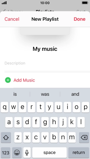 Press Add Music.