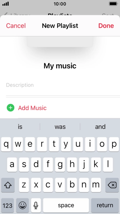Press Add Music.