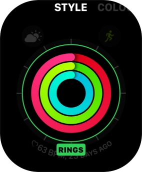 Press the Digital Crown twice to return to the home screen.