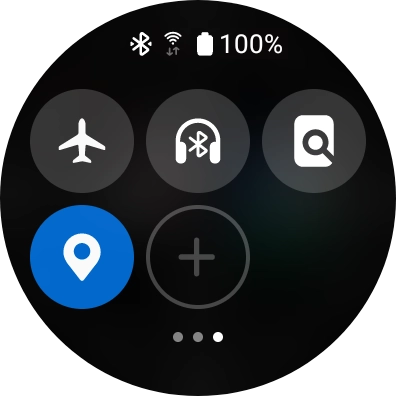 Press the find my phone icon to send a signal to your phone. Press the find my phone icon to send a signal to your phone.