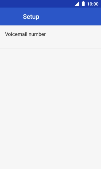 Press Voicemail number.