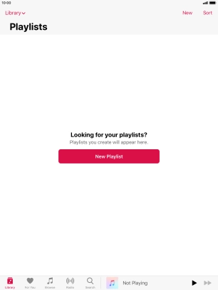 Press New Playlist.