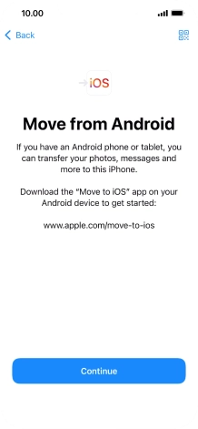 To transfer content to your phone, you need to install the app 