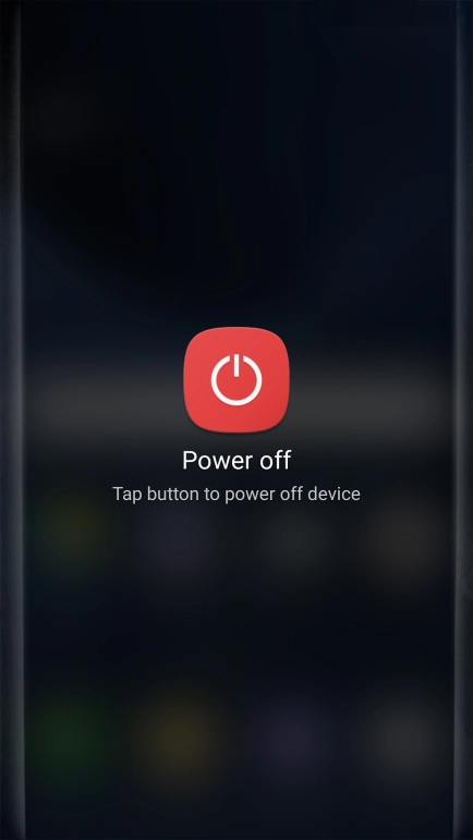 Press Power off.