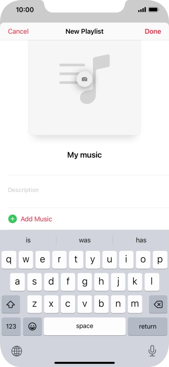 Press Add Music.