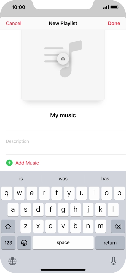 Press Add Music.