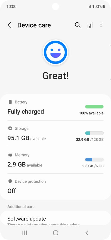 Press Battery.