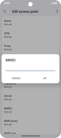 Key in http://www.vodafone.ie/mms and press OK.