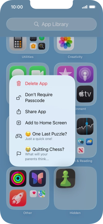 Press Don't Require Passcode. Press Don't Require Passcode.