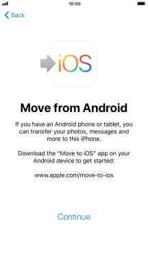 To transfer content to your phone, you need to install the app 