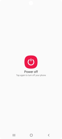 Press Power off.