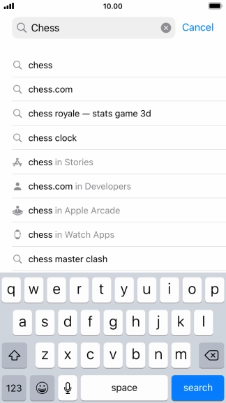 Press search.