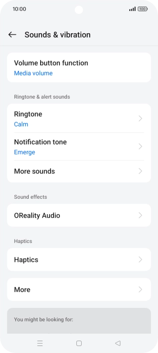 Press Ringtone.