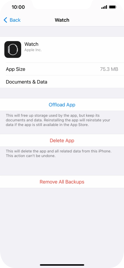 Press Offload App.