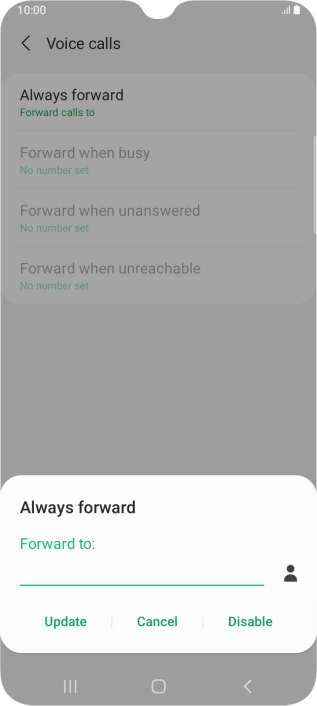 Press Disable.