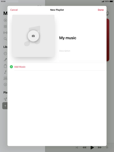 Press Add Music.