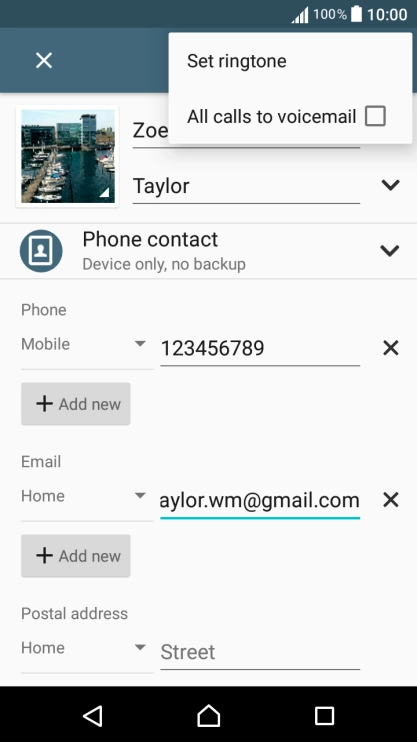 Press Set ringtone.