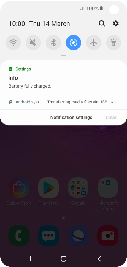 Press Android system. Press Android system.