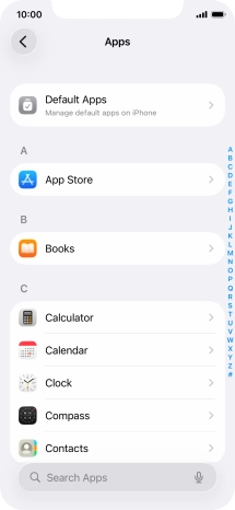 Press App Store.